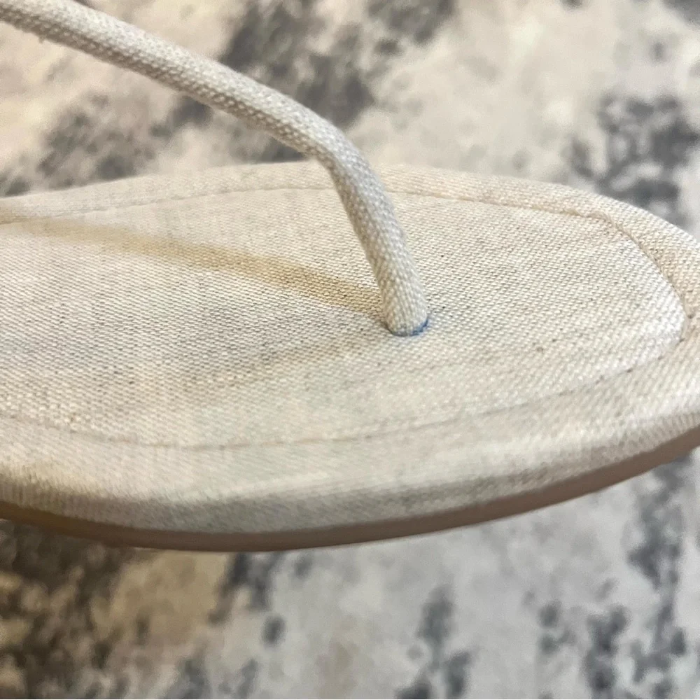 reformation thea linen sandals size 9 new May sale - Picture 6 of 8